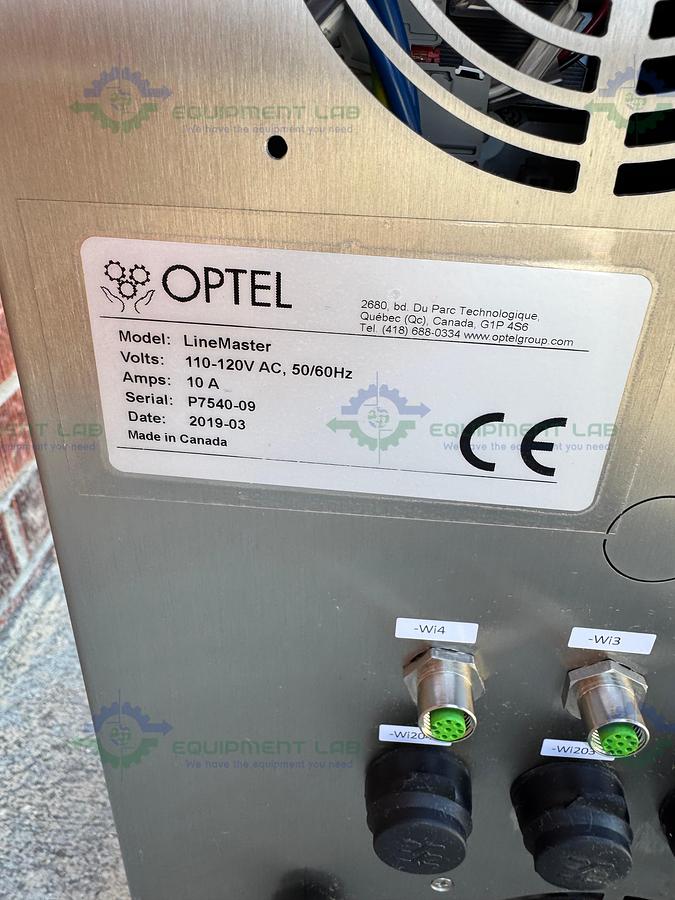 Used Optel Vision LineMaster OP300 18x12x28 Stainless Steel Enclosure 120VAC