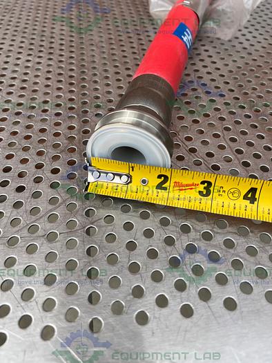 Used BioFlex RC 36" Aflex PTFE Flexible Hose w/ 1" Sanitary Fitting