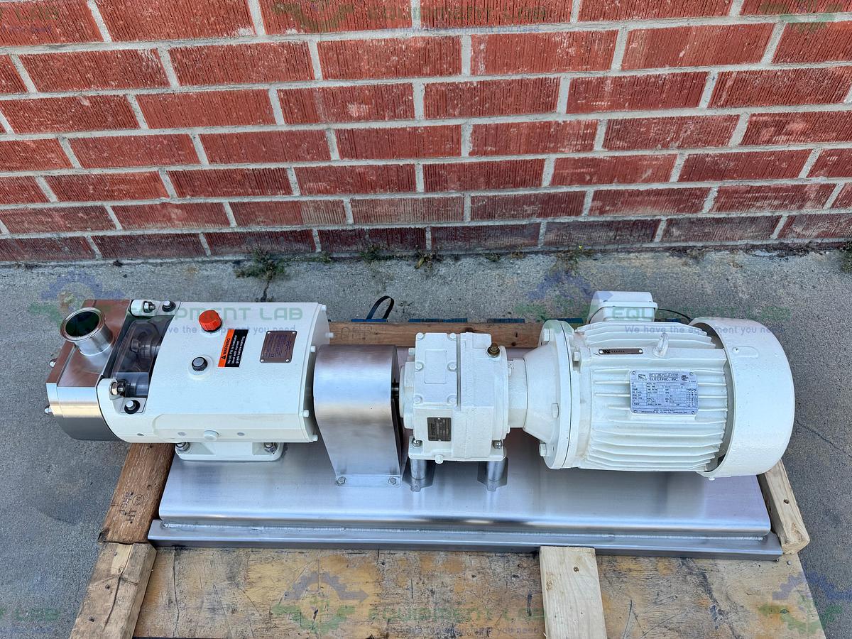 Alfa Laval SRU3/038/HS Rotary Lobe Pump w/ Sterling 3 HP Motor