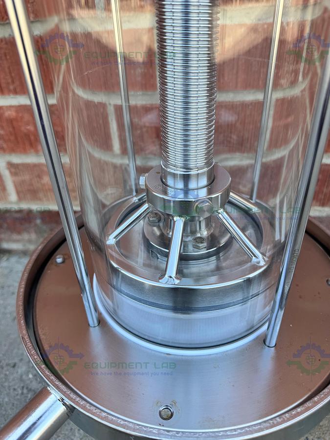 Used Cytiva / GE / Pharmacia BPG / Duran 140 / 500 Chromatography Column