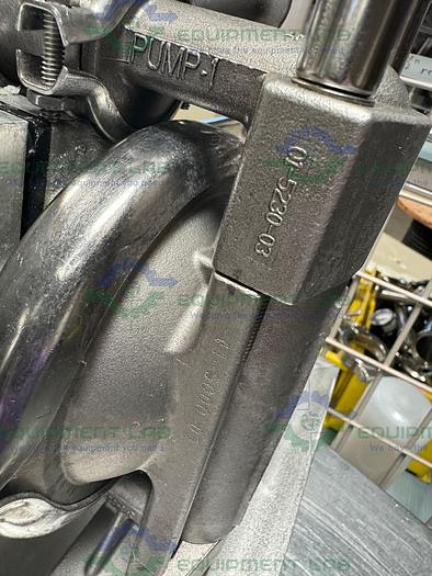 Used Wilden  HT 68004 Stainless Steel Double Diaphragm Pump w/ Cart