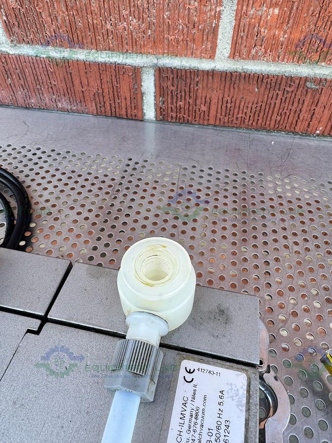 Used Welch ILMVAC 2052B-01 Dry Chemical Duty Diaphragm Pump 115V, 50/60 Hz