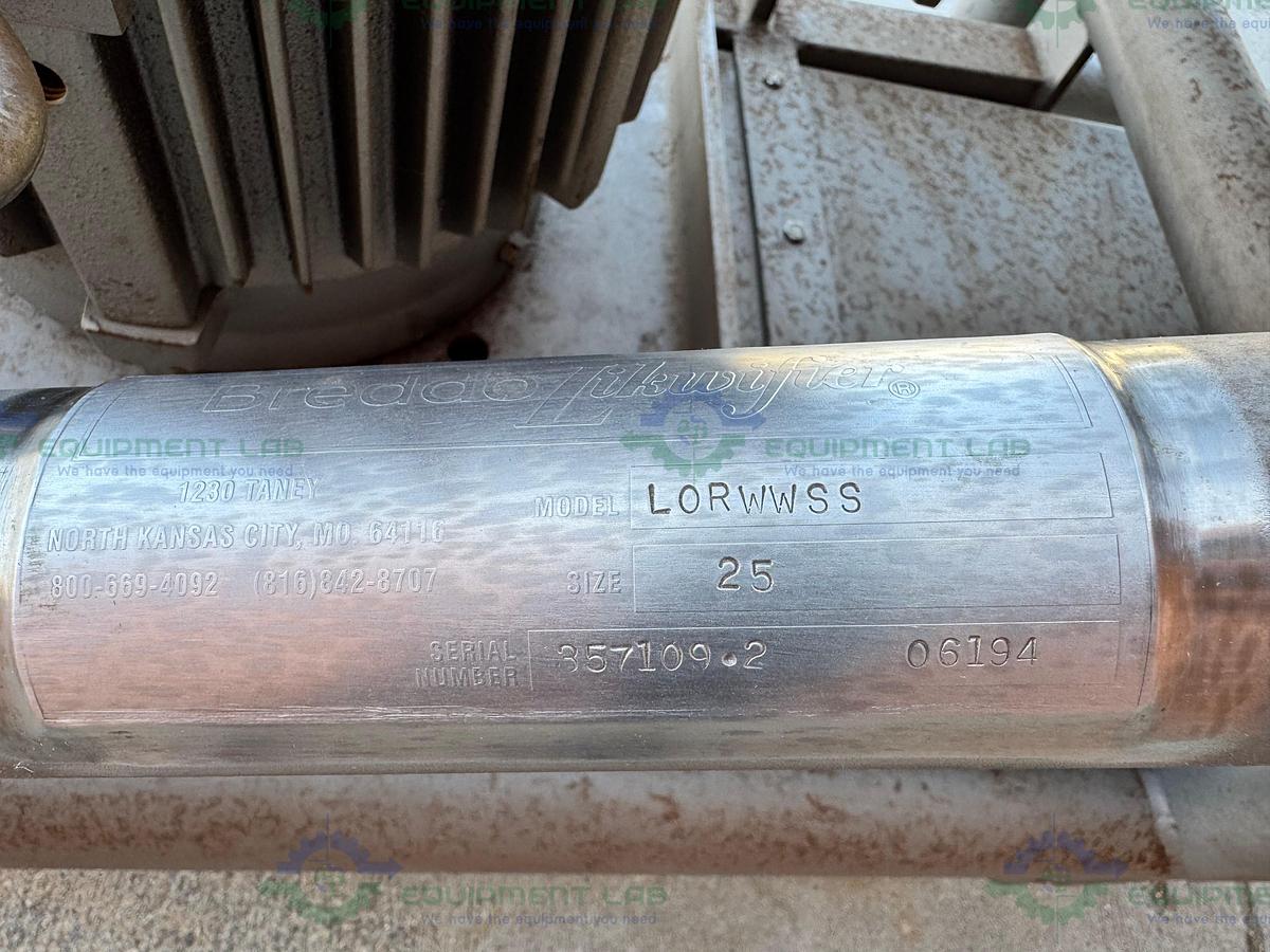 Breddo Likwifier Unused Jacketed 25 Gallon w/ Scrape Agitation mfg 2006