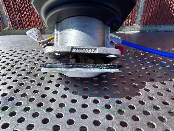 Used ITT Pure-Flo  A208 Diaphragm Valves 90PSI 1" w/ ASCO Valve Positioner