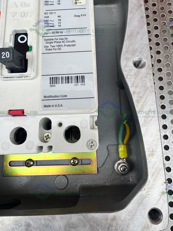 Used Killark XECE-204A3 Circuit Breaker Enclosure 240/480V w/ Cutler EHD 14K Breaker