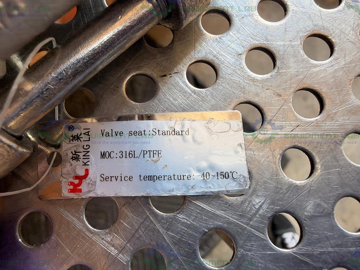 Used King Lai 316 Stainless Steel Ball Valve -40-150C w/ KF 16/10 Vacuum Fitting