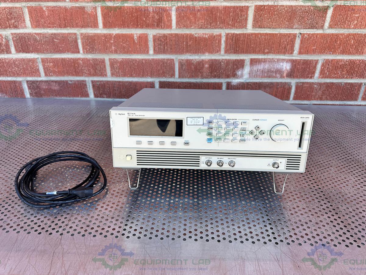 Used Agilent / HP Hewlett Packard 8114A High Power Pulse Generator 100V / 2A