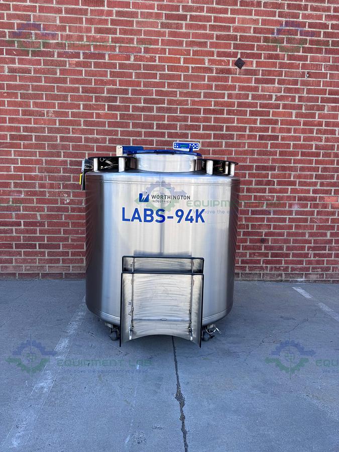 Used Worthington Industries LABS-94K  Liquid Nitrogen Cryogenic Storage Tank