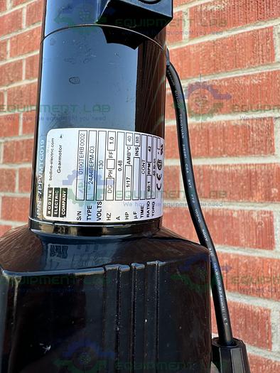 Used Pope 5 Liter Jacketed Stainless Steel Nutsche Filter w/ Mixer, 1/17 HP Motor