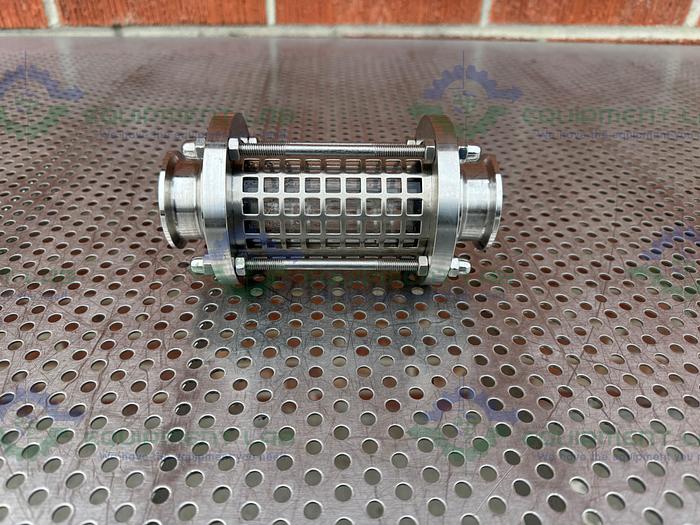 Used Glacier Tanks  SGF-TW-G150-KFM-9MM Tri Clamp Inline Sight Glass 1 1/2" Fitting