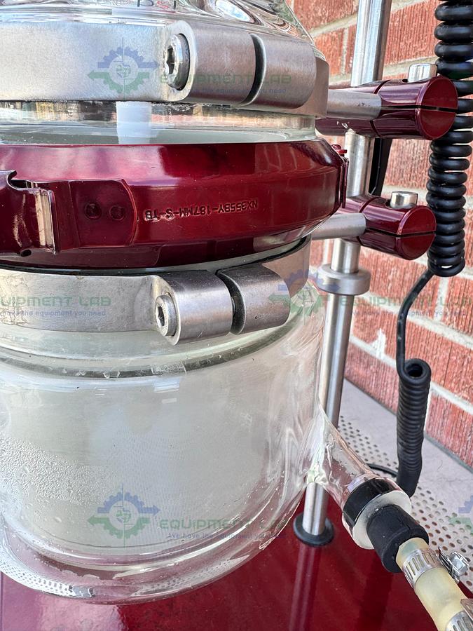 Used Powder System Limited GFD Glass Nutsche Filter Dryer 2L w/Servo Drive, Impeller