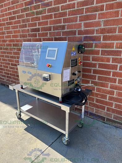 Used Freund Vector  Micro Granulator / Mixer System GMXB-LAB w/ 2 L Bowl Capacity