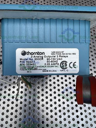 Used Thornton  200CR Conductivity Meter  90-130 VAC, 0.25 AMPS