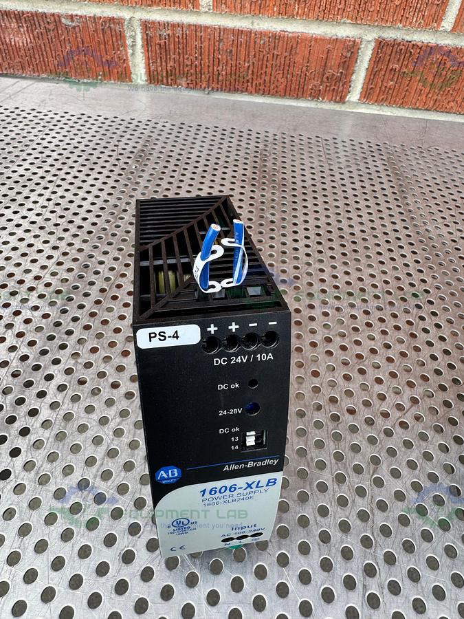 Used Allen Bradley 1606-XLB240E Series A Power Supply 100-240 V, 50-60 Hz