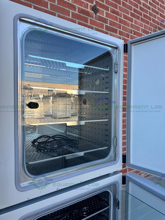 Used Caron 7002-10-1 Double Stack Heated Incubator, 10 cu. ft, 70ºC, 115 VAC