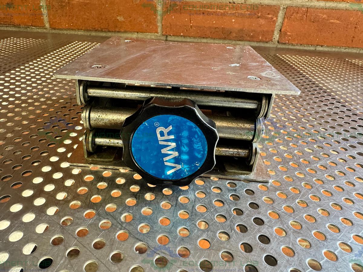 Used VWR 6" x 6" x 10" Stainless Steel Table-Top Lab Jack