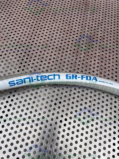 Used Sani Tech 35" GR-FDA Hose w/ Swagelok Quick Connect Stainless Steel Fitting