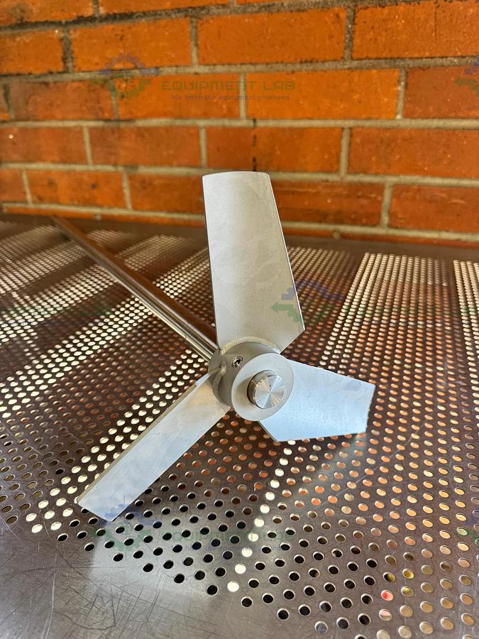 Used Unknown Stainless Steel Impeller Shaft / Mixing Rod 39" Height x 1"