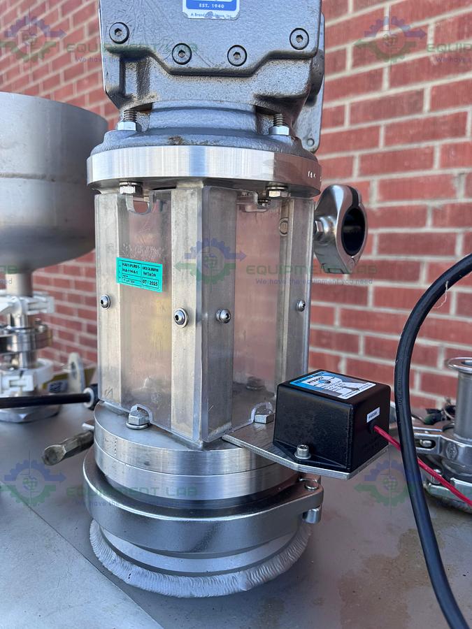 Used Allegheny Bradford 174 Liter Jacketed Nutsche Filter / Agitated Dryer