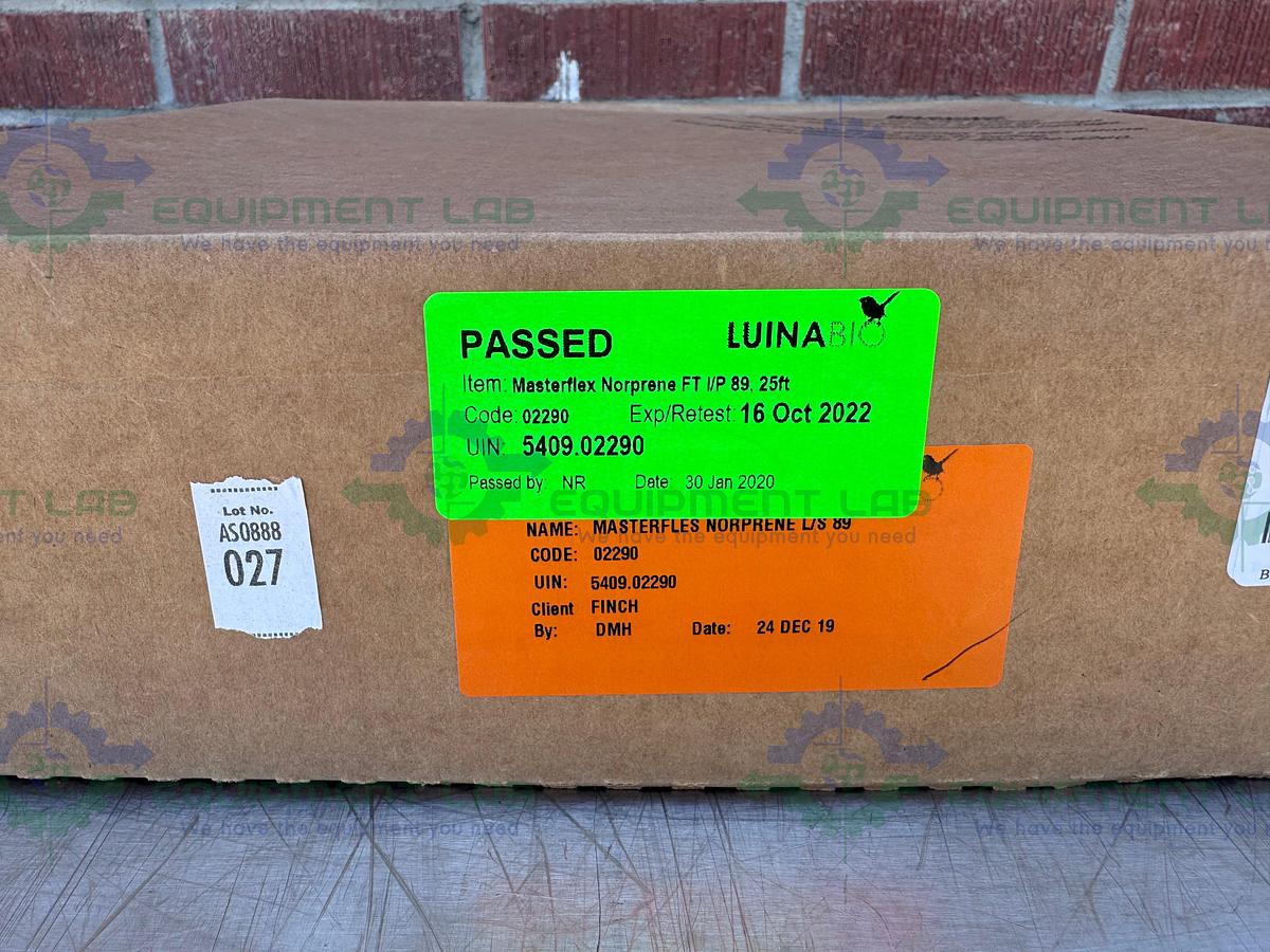 Masterflex I/P 89 Norprene High-Performance Precision Pump Tubing 25 Ft, 25mm