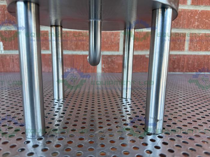 Used Stainless Steel 142mm High Press Membrane Disc Filter Housing w/ Valve and Hose