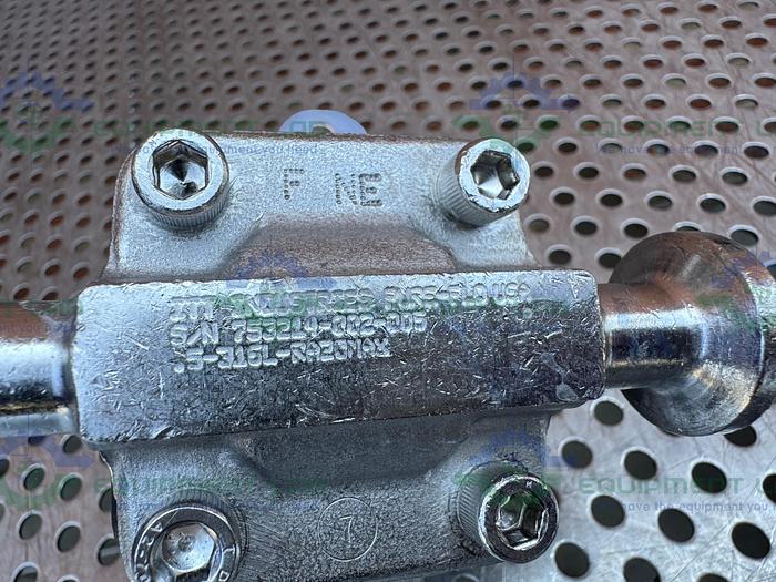 Used ITT Pure Flo  5-316L-RA25MAX Diaphragm Valve w/ 1/2" Sanitary Fitting