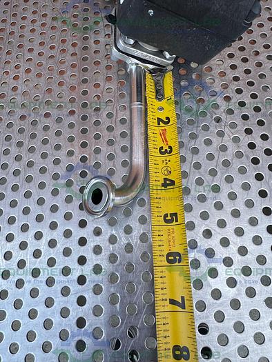 Used Lot of 2- ITT Pure Flo .5-316L- RA20MAX Diaphragm Valve  w/1/2" Sanitary Fitting