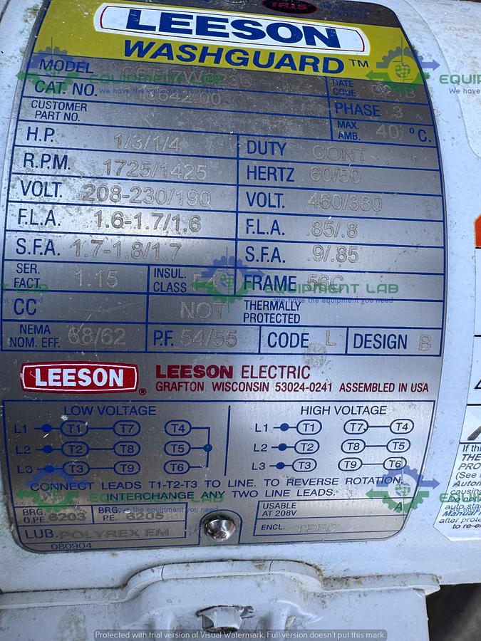 Used IKA CMX 2000/05 Stainless Steel Inline Granulator, Inline Solid & Liquid Mixer