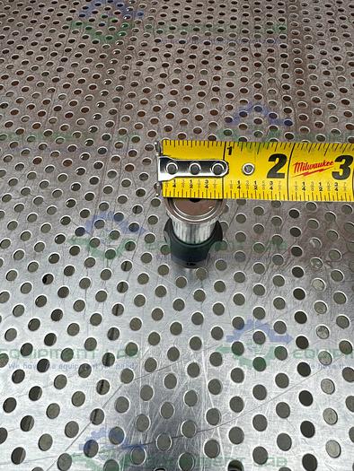 Used Lot of 3 - Fluid Line  In Line Diaphragm Valve w/ 1/4" Sanitary to Hose Fitting