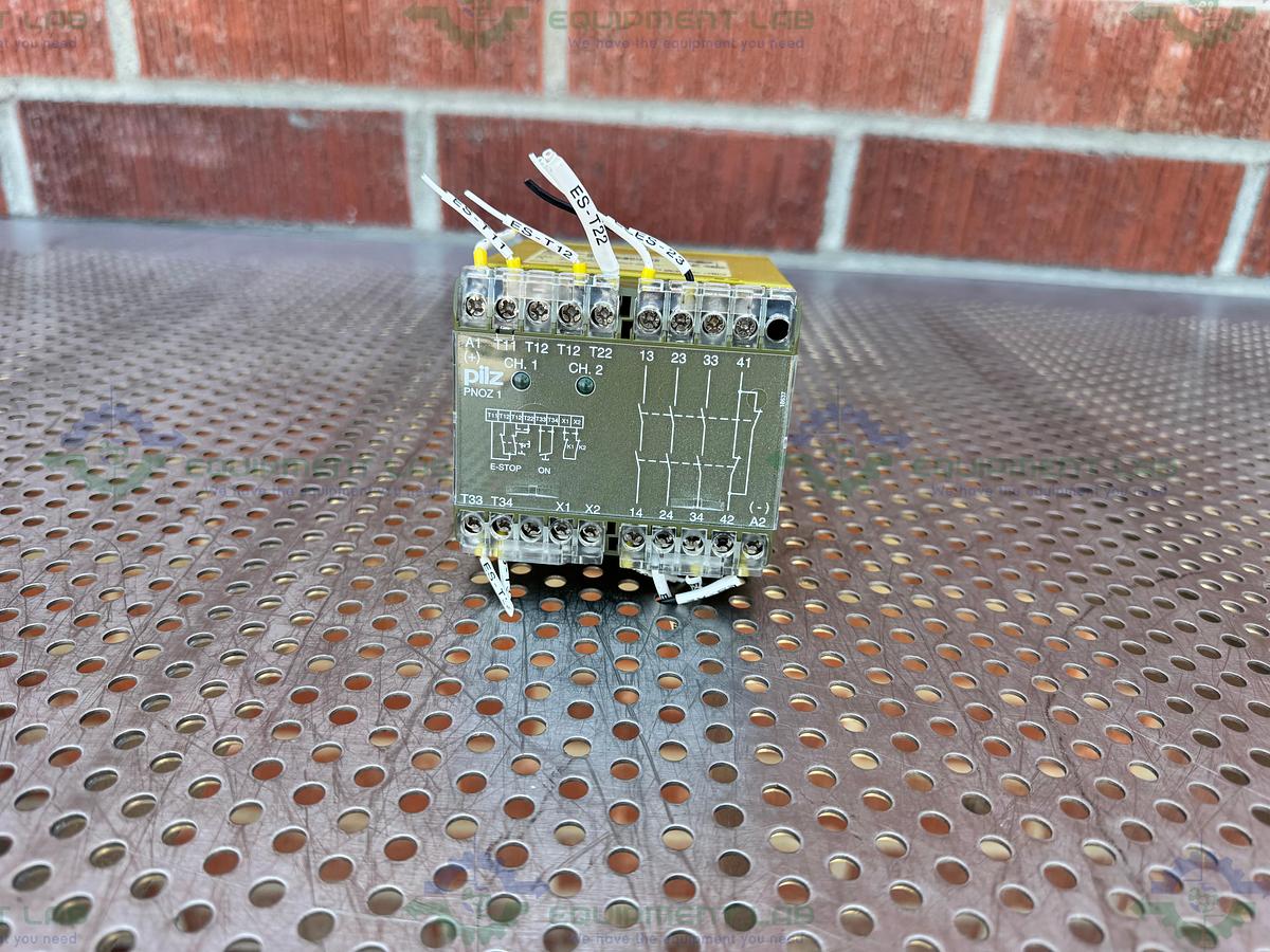 Used Pilz PNOZ 1 3S1O 475695 Safety Relay 3.5 W, 24V DC