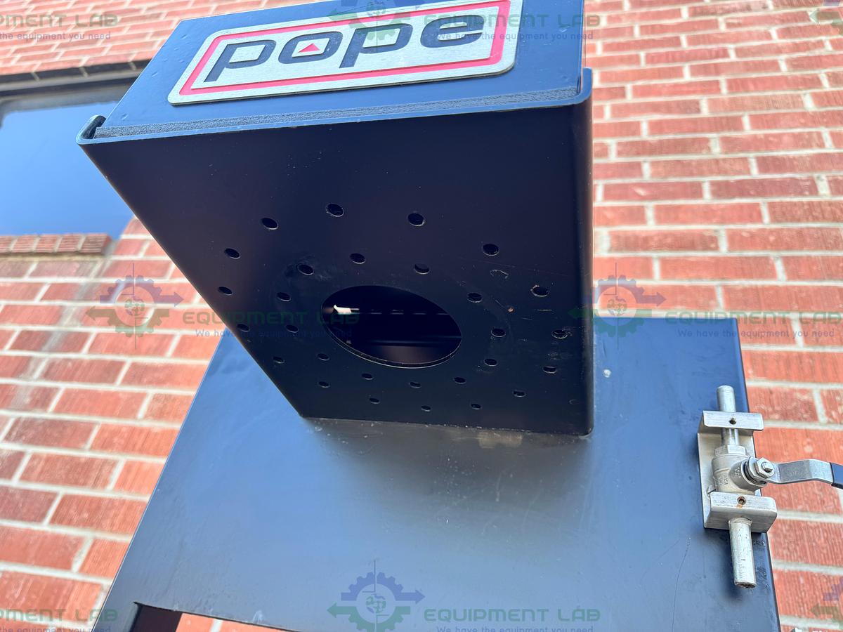 for parts or not working Pope Scientific Wiped Film Evaporator Frame w/ Graham 8050-50 Motor 1/2 HP