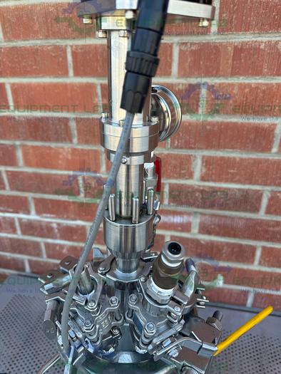 Used Pope 5 Liter Jacketed Stainless Steel Nutsche Filter w/ Mixer, 1/17 HP Motor