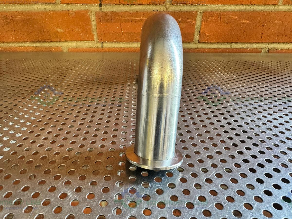 Used Stainless Steel U-Bend Process Vacuum Pipe w/ KF 40