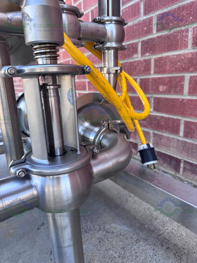 Used GEA 300 Liter Reservoir Tank w/ Fristam FPX742-205 Centrifugal Pump, Controller