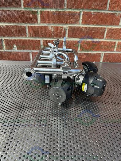 Used 5 ITT Pure Flo Advantage Stainless Steel Diaphragm Valve w/ 1" Sanitary Fitting