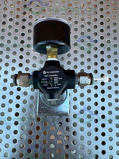 Used IMI Norgren R07-110-NNAA Compressed Air Regulator  300 PSIG w/ Ashcroft Guage