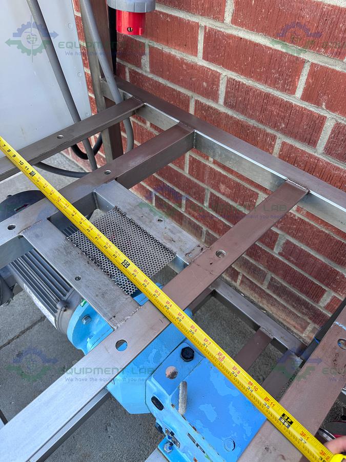 Used SPX Waukesha Cherry-Burrell 130 U2 Rotary Lobe Pump MFG 2016, 3"  w/ 10 HP Motor