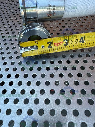 Used Advanta Pure APSW-P-1000 Class VI 72" Silicone Hose w/ 1" Sanitary Fitting