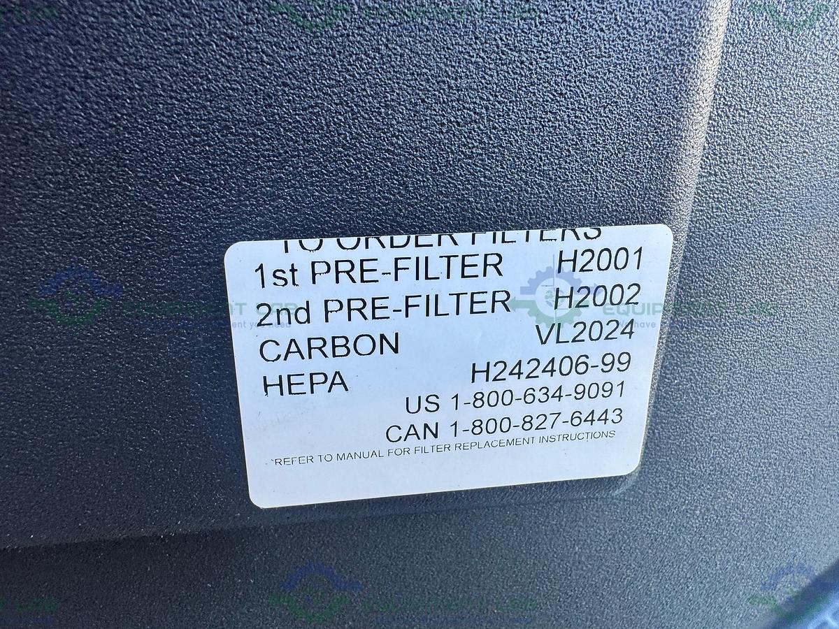 Abatement BD2KMA Bulldog Negative Air Machine High-Performance Air Filtration