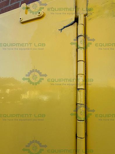 Used JustRite 45 Gallon Flammable Liquid Storage Cabinet w/ Soft Close Doors, Key