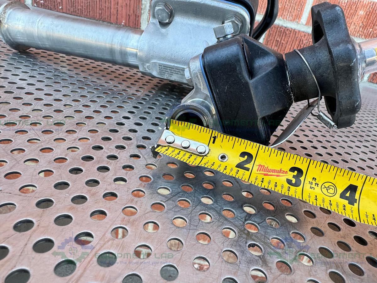 Used 2 ITT Pure Flo RA0.5MAX Diaphragm Valve w/ 1 1/2 and 1/2" Sanitary Fitting