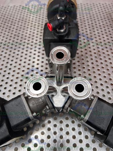 Used 3 ITT Advantage 4 Way Stainless Steel Diaphragm Valves w/ Valve Positioner