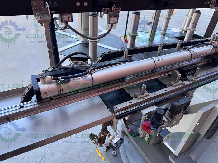 Used New Jersey Machine 401XRE -0095 Pallet Labeler 120V, 60 Cycles, 1.2 kW