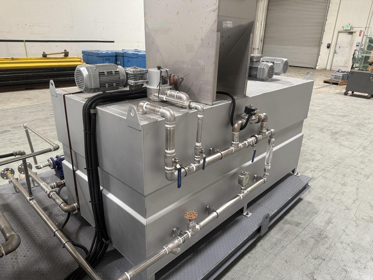 NWI JX302 Volute Press Sludge Dewatering System w/  Polymer  Dosing Unit MFG 26