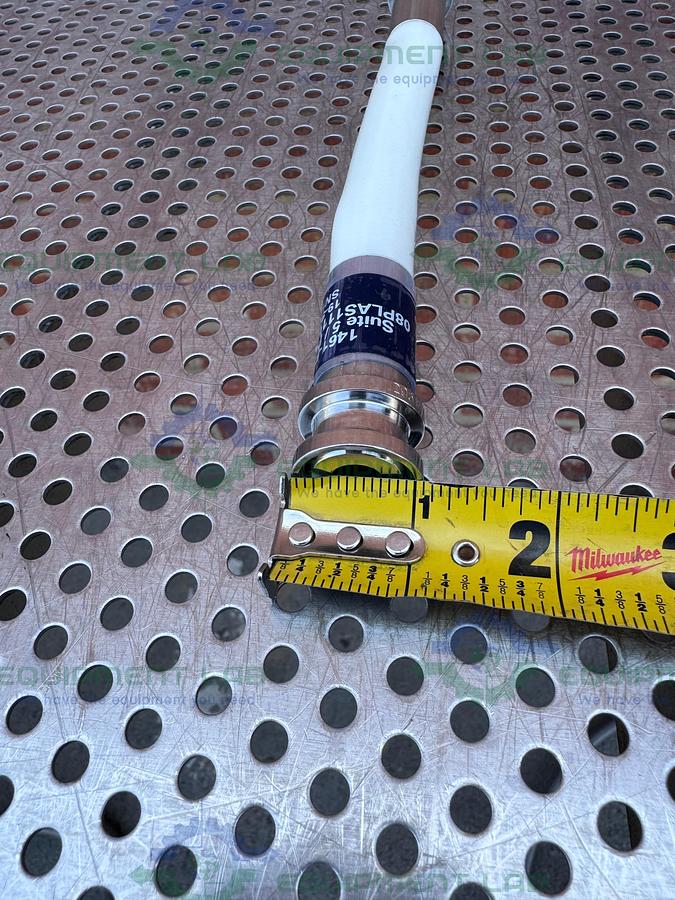 Used Unbranded 10" Flexible Silicone Hose with/ 1/2" Sanitary Fitting