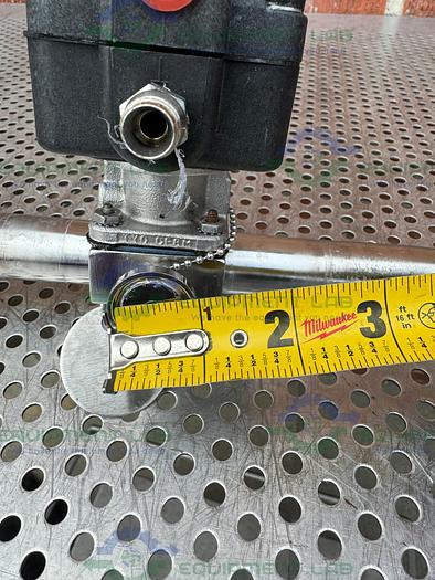 Used ITT Pure Flo Advantage 3 - Way Diaphragm Valve w/ 1" to 1/2" Sanitary Fitting