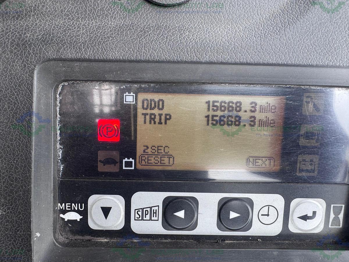 Used Toyota 8FBCU25 Electric Forklift 5000 lbs Capacity 4 Stage Mast w/ Charger