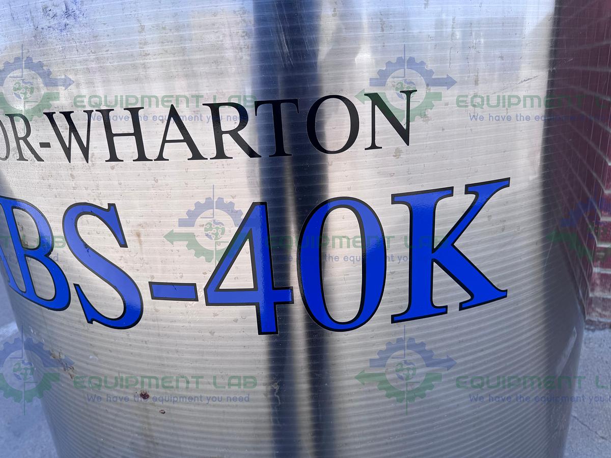 Used Taylor Wharton LABS-40K Liquid Nitrogen Cryogenic Storage Tank