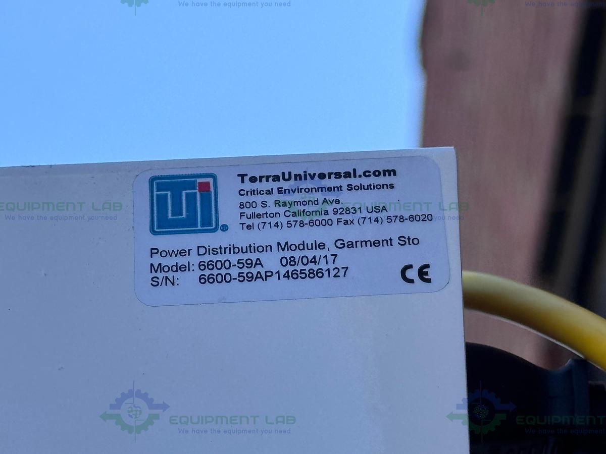 Used Terra Universal Storage Cabinet 25.75 x 16.75 x 61.5" w/ Whisper Filter / Blower