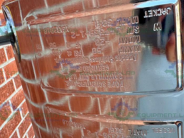 Pope Scientific Wiped Film Evaporator 6" Chamber / Vessel w/ Wipes